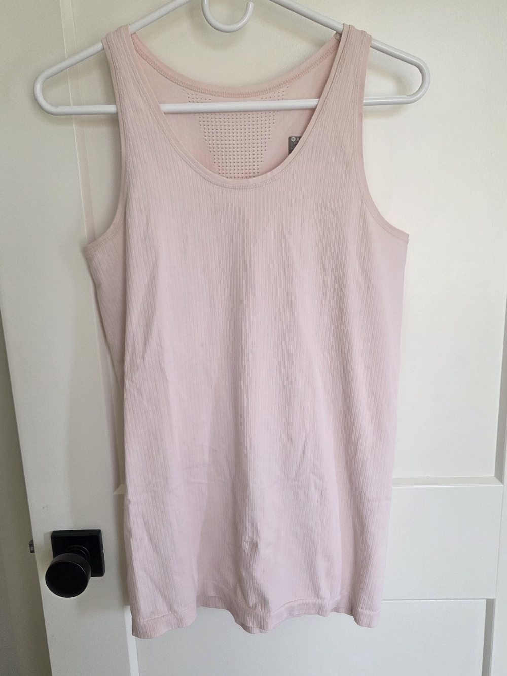 Athleta Light Pink Ribbed Tank Dress